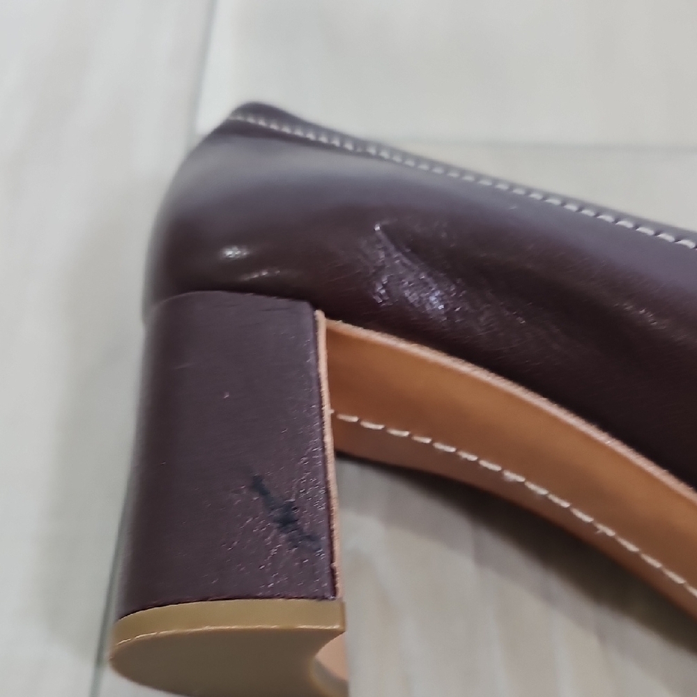 Vintage Prada Dark Brown Leather Heels - Picture 10 of 15